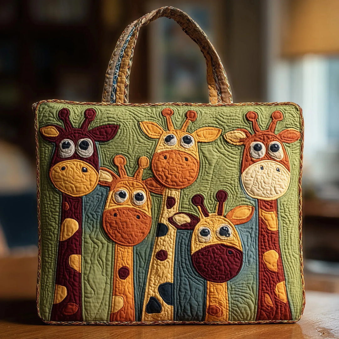 Sac matelassé - Girafe