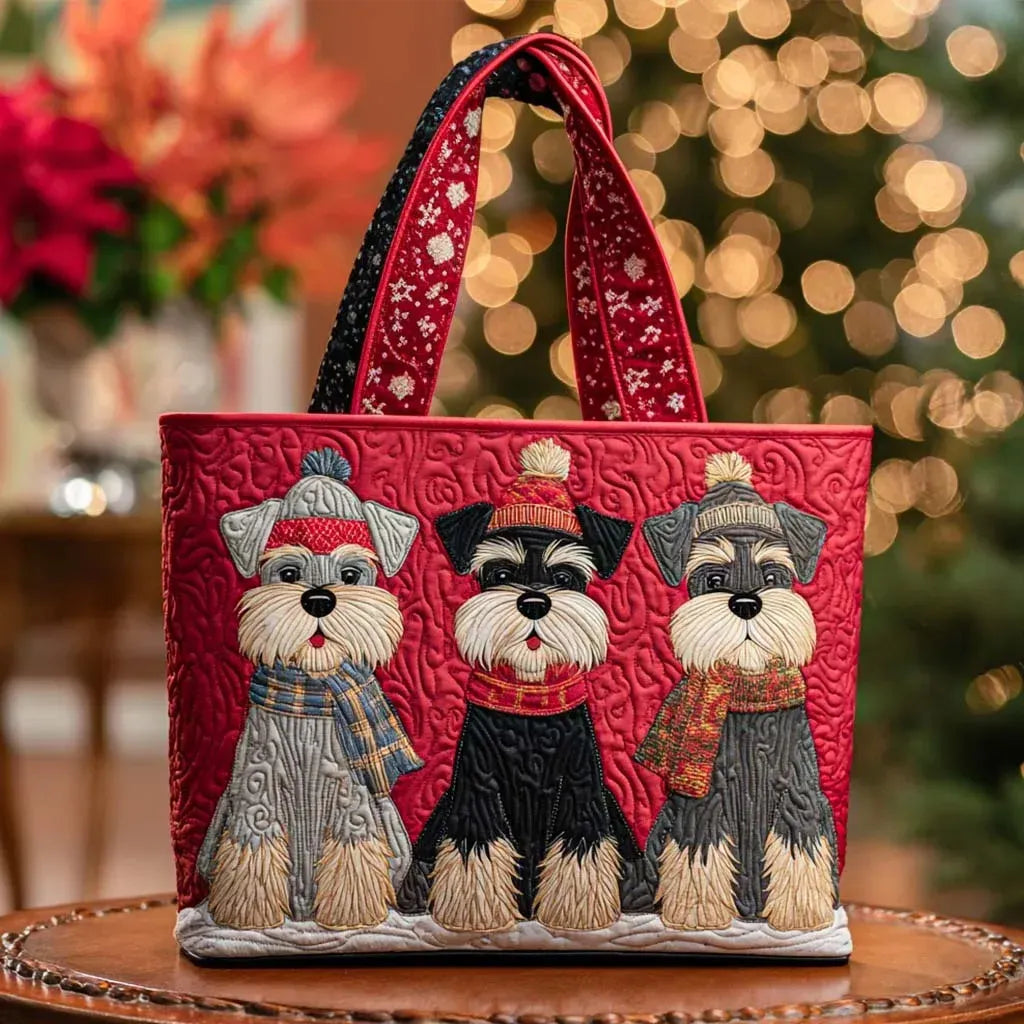 Sac artisanal - Trio de Schnauzer