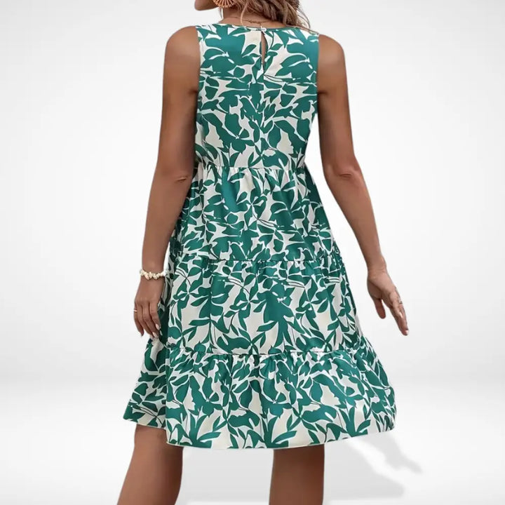 Kari | Robe d'été fluide avec imprimé