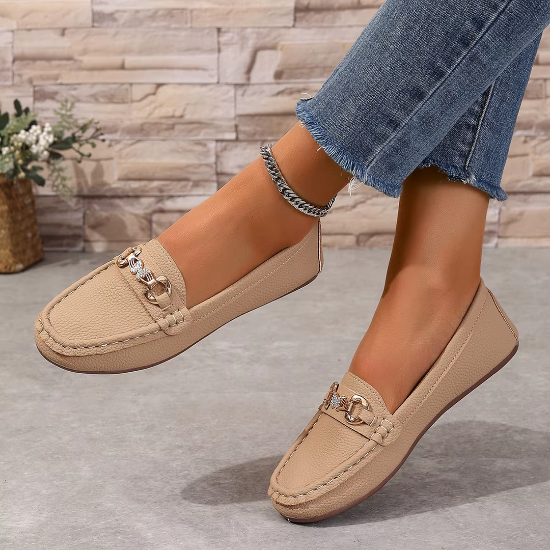 Cuir Ricci Mocassins pour Femmes