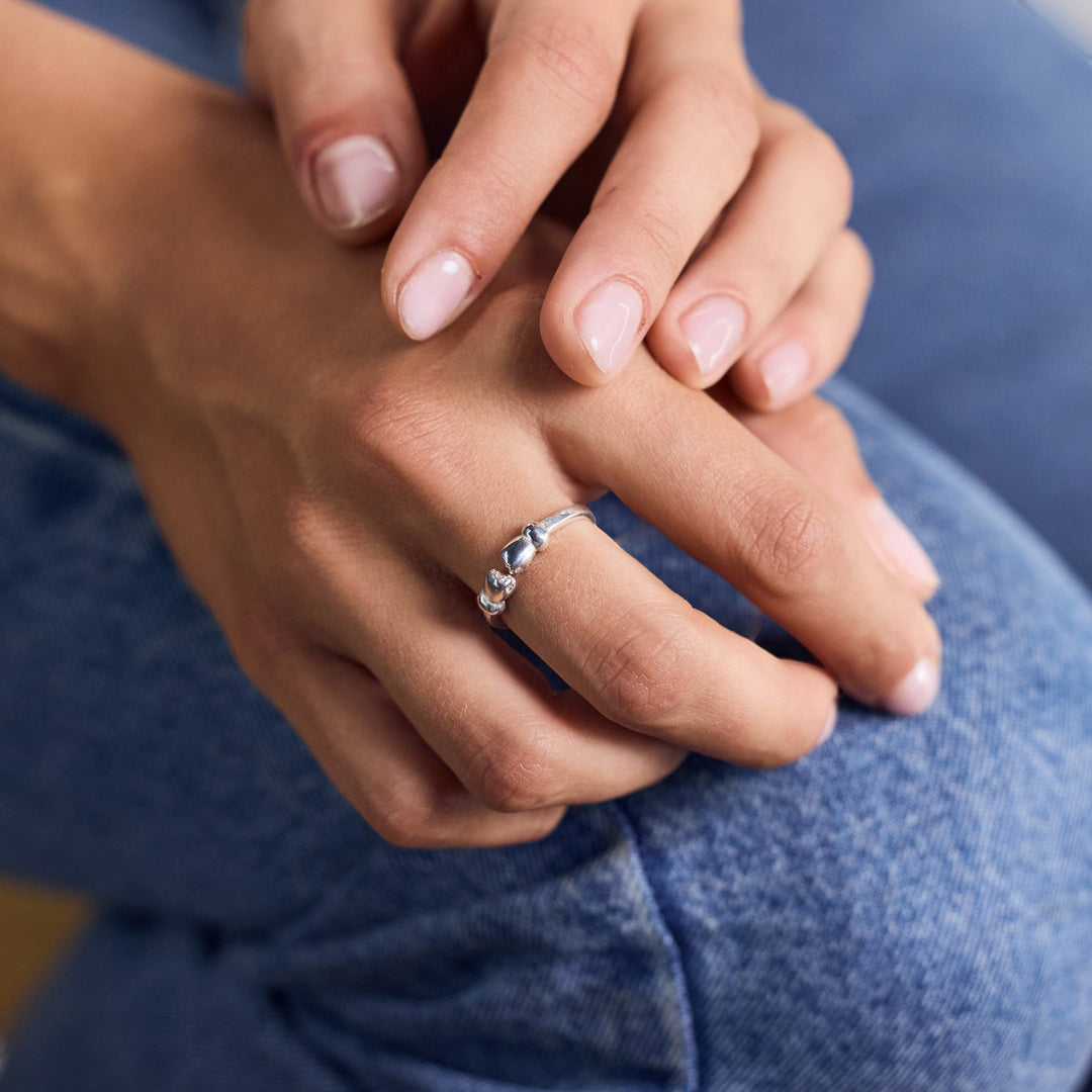 Bague Faust en Argent 925 Sterling fait main