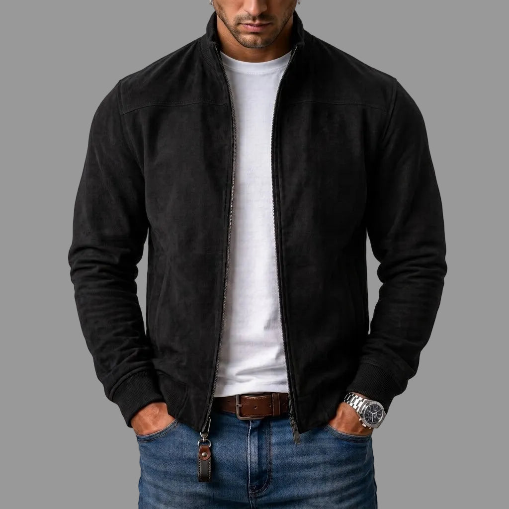 Ceasar  | Blouson aviateur en daim