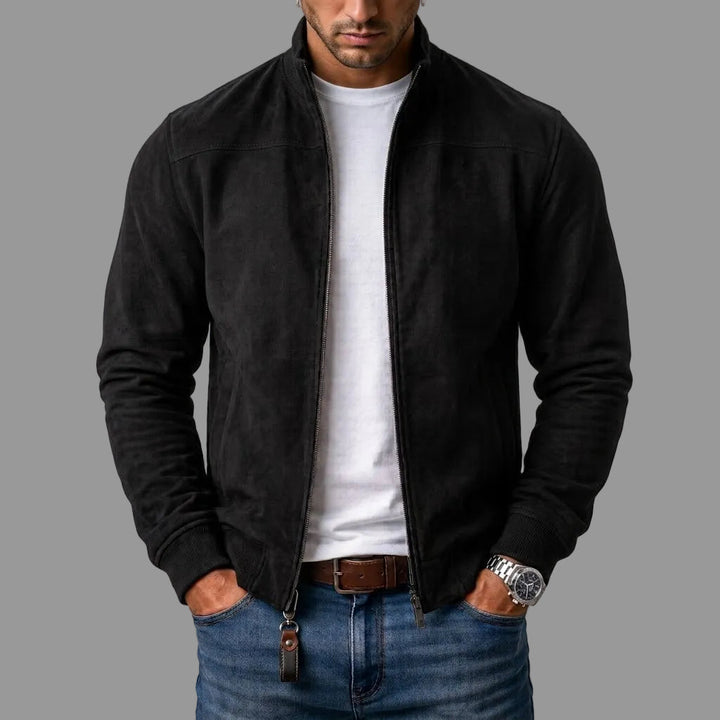 Ceasar  | Blouson aviateur en daim