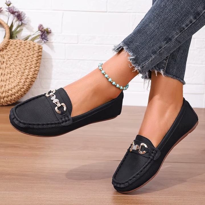 Cuir Ricci Mocassins pour Femmes