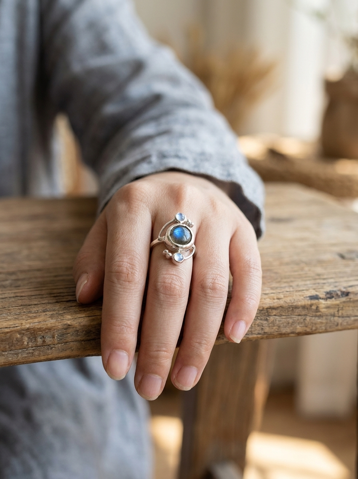 Bague Océan Bleu™ – Éclatante & Élégante