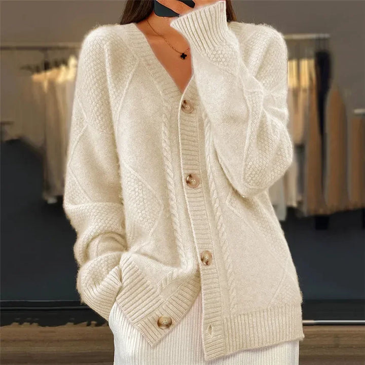 Lena | Cardigan Doux avec Boutons