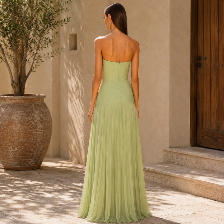 Almudena™│Robe à décolleté dégagé