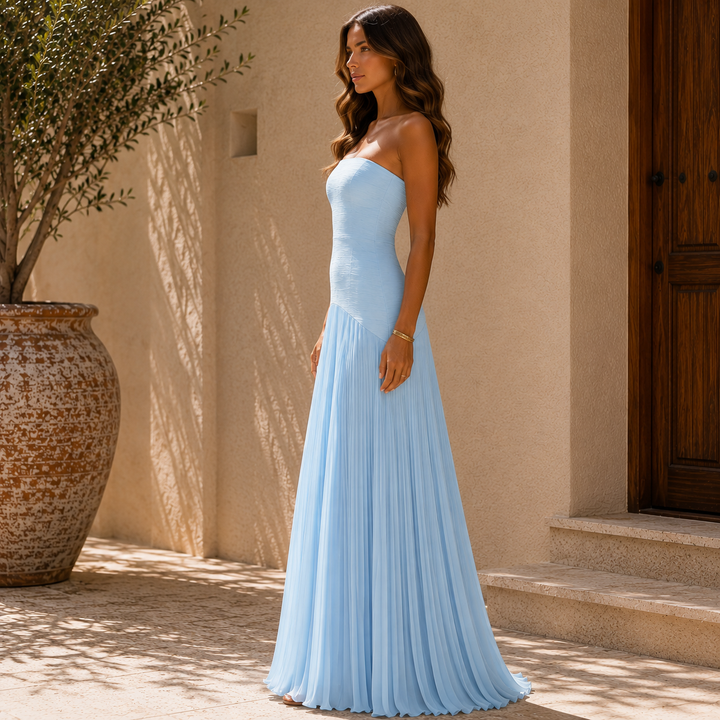 Robe avec design décolleté