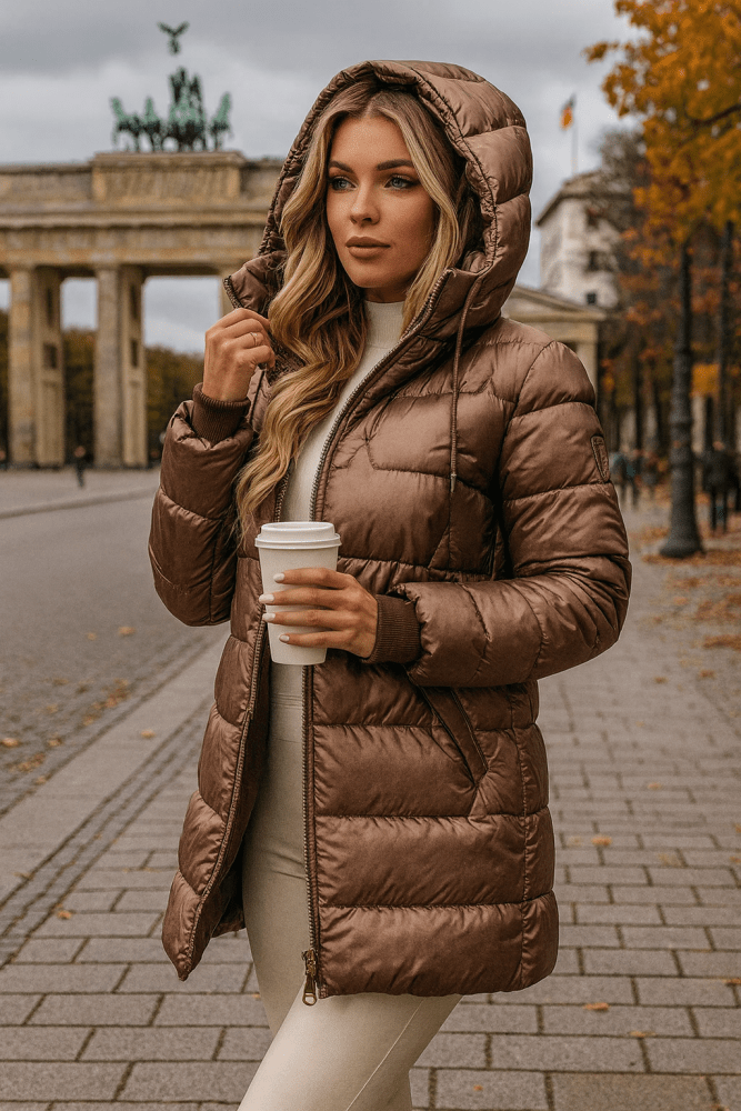 Lina | Veste matelassée à capuche