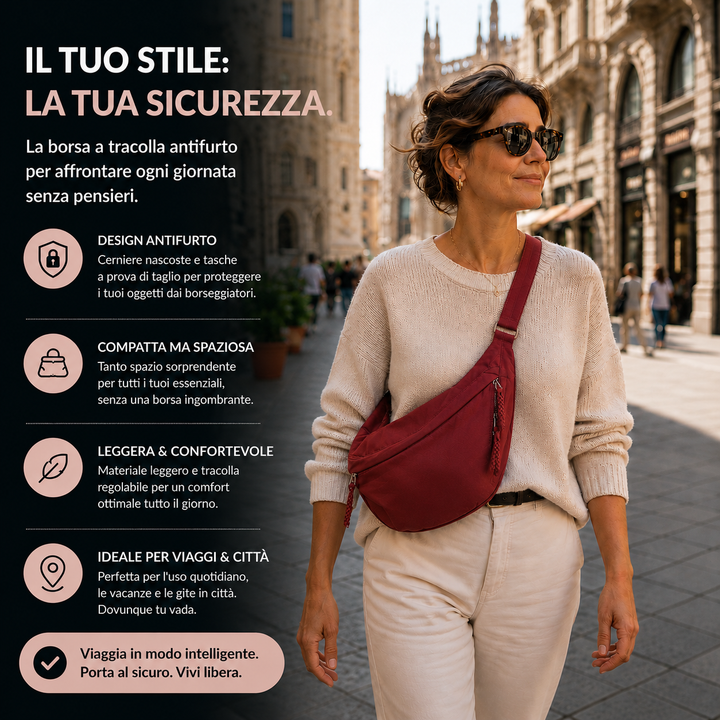 Rosa | Sac à main Bordeaux