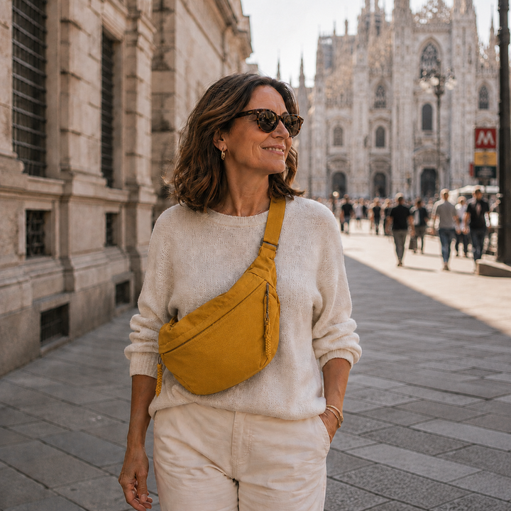 Luce | Sac à bandoulière Jaune Ocre