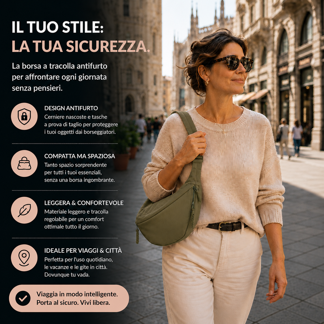 Viola | Sac à bandoulière Vert Olive