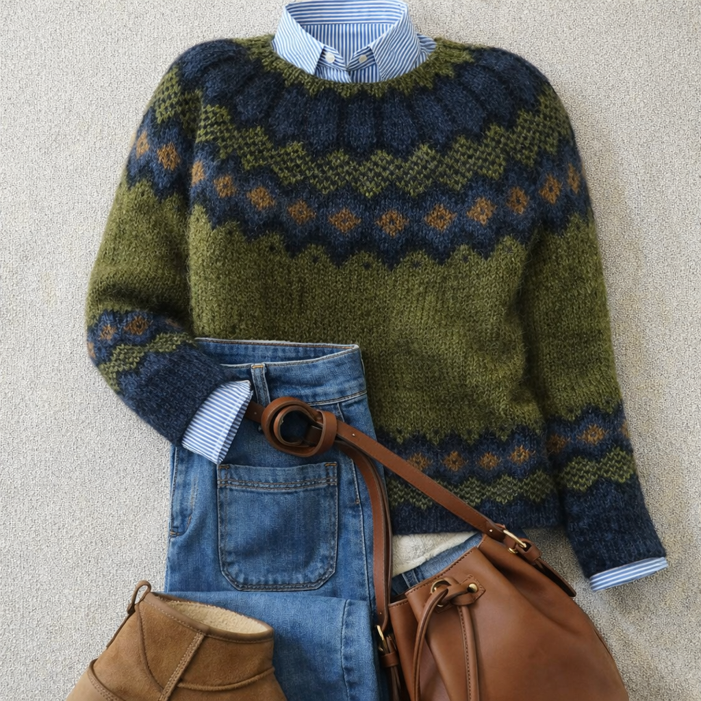 Mathilda™ | Pull en tricot nordique Heritage
