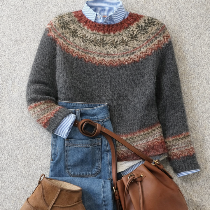 Mathilda™ | Pull en tricot nordique Heritage