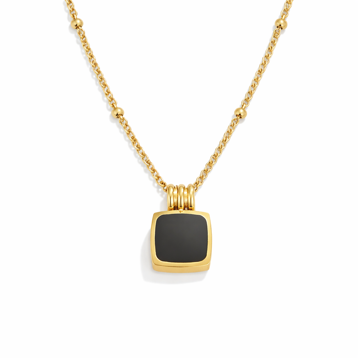 Collier Lucia avec pendentif noir