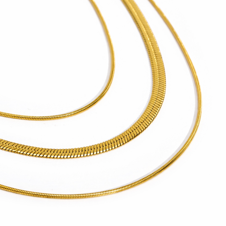 Collier à chaîne multistrat