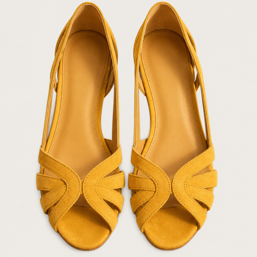 Sandales à paillettes Victoire avec des brides croisées