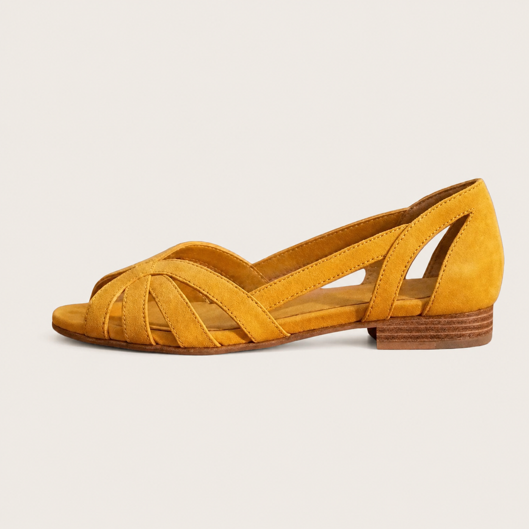 Sandales à paillettes Victoire avec des brides croisées