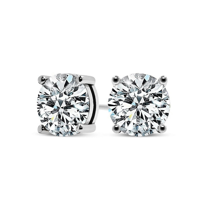 Boucles d'oreilles en or blanc chic Tera