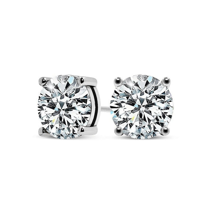 Boucles d'oreilles en or blanc chic Tera