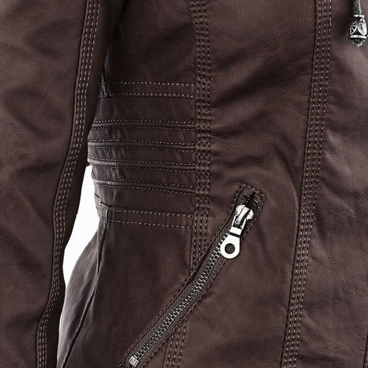 Monika™ | Veste en cuir robuste et élégante