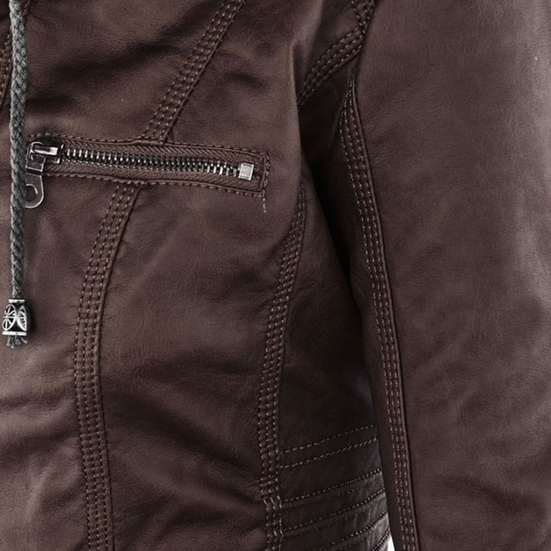 Monika™ | Veste en cuir robuste et élégante