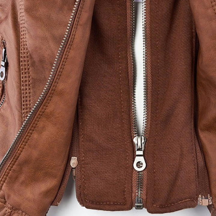 Monika™ | Veste en cuir robuste et élégante