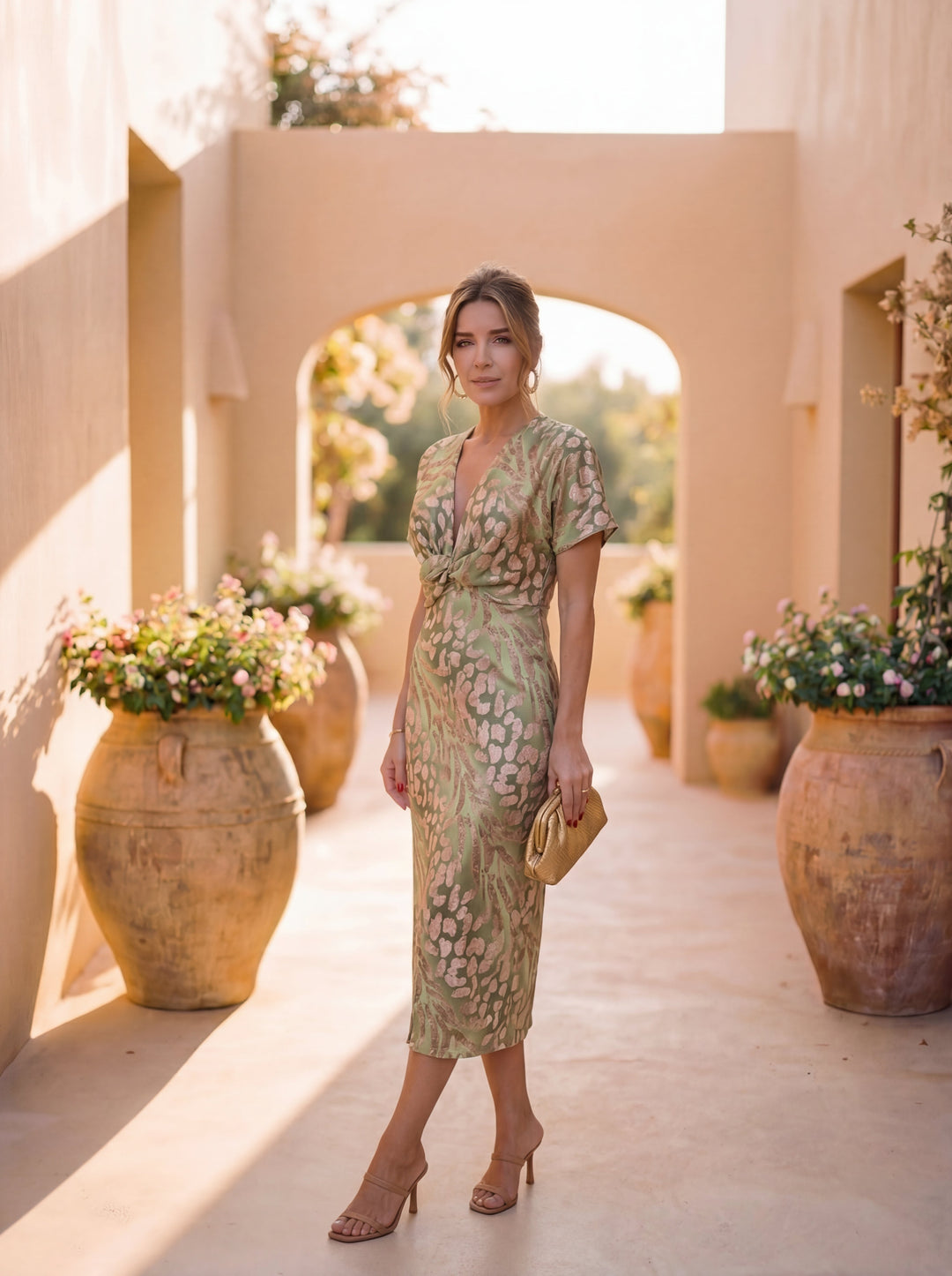 Giulia™ | Robe élégante en tissu léger et fluide