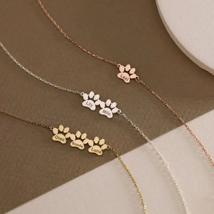 Bracelet Personnalisé avec Nom de Patte