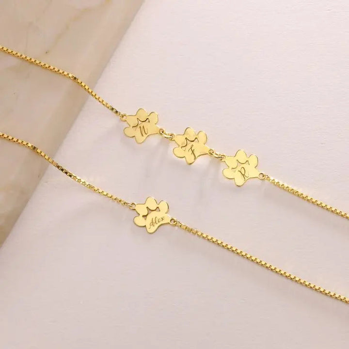 Bracelet Personnalisé avec Nom de Patte