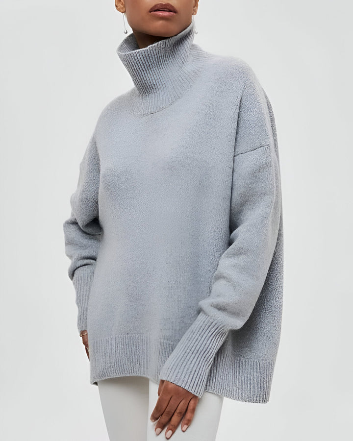 Liora™ | Pull Ample à Col Roulé