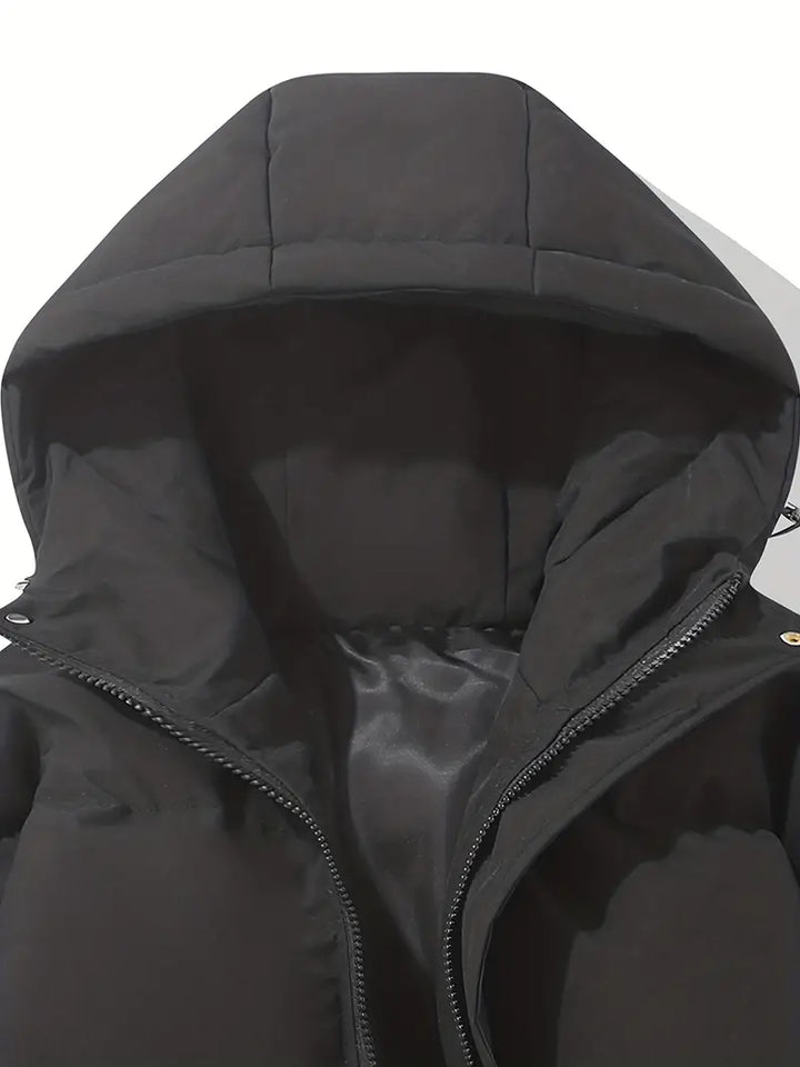 Anna - Manteau d'hiver matelassé avec capuche