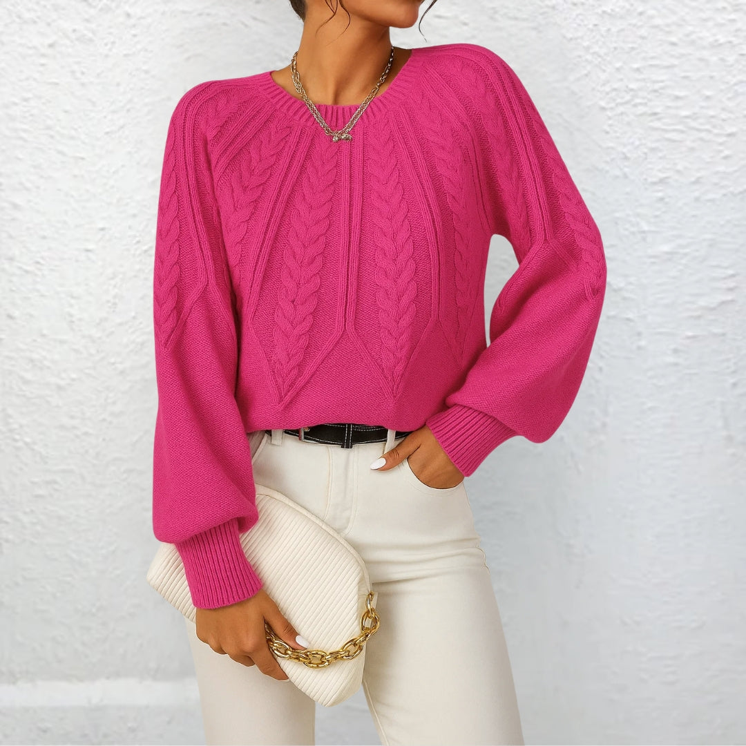 Erika™ | Pull en tricot élégant avec des manches amples