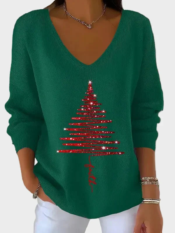 Nancy - Pull de Noël Élégant
