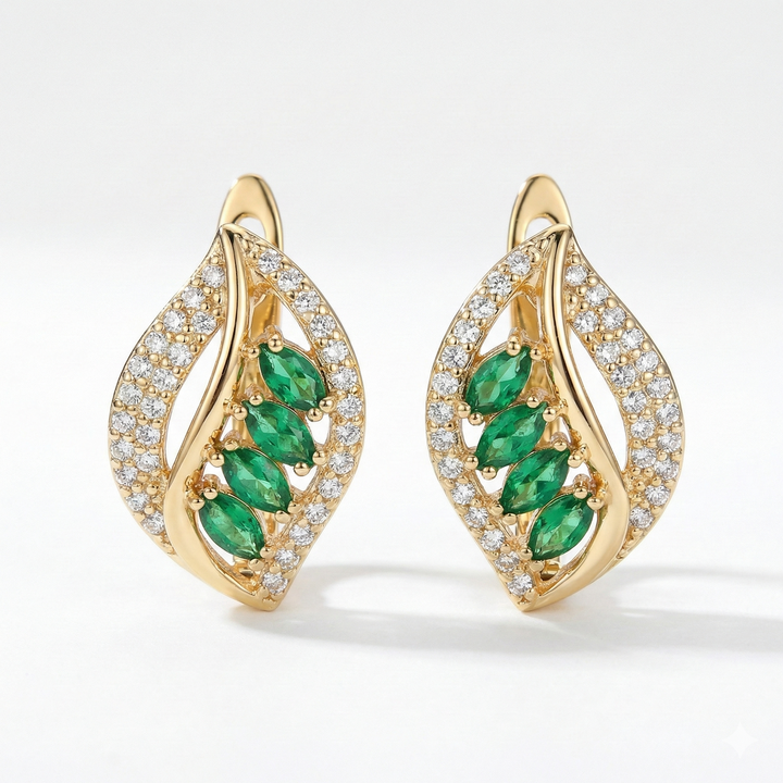Boucles d'oreilles Isola Verdancia