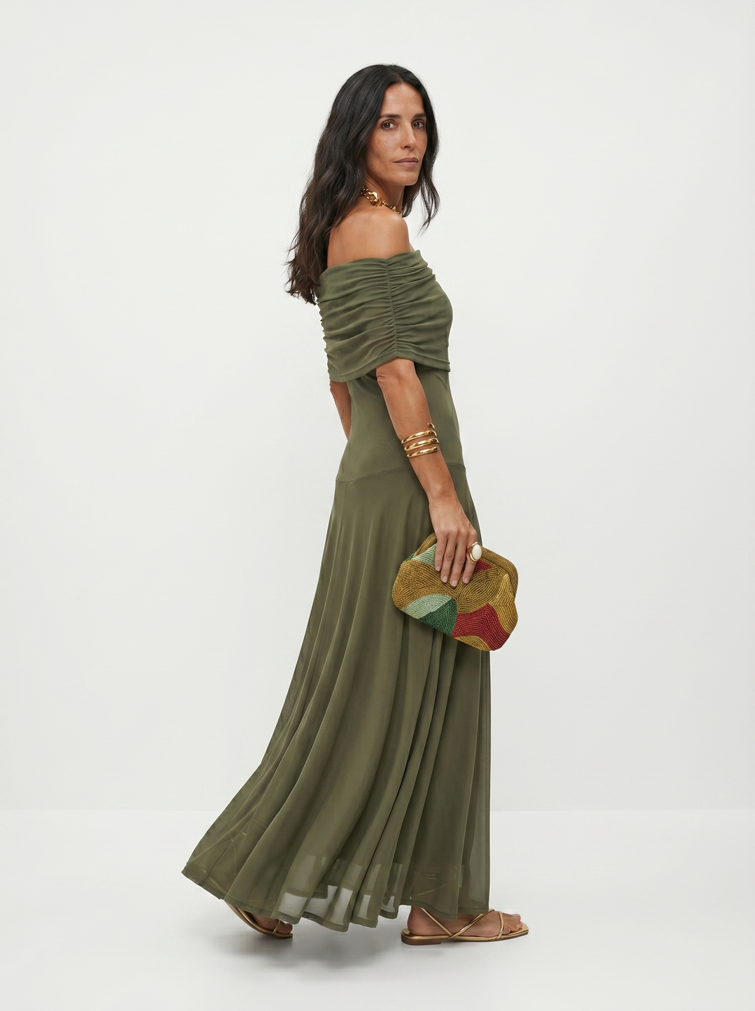 Carla | Élégante et simple robe maxi