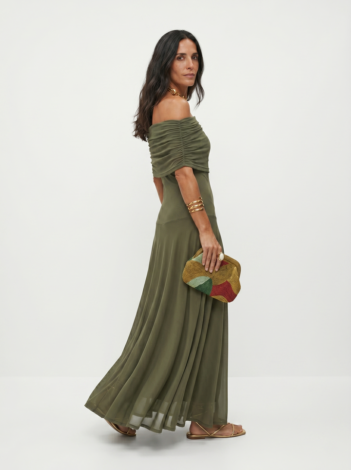 Carla | Élégante et simple robe maxi