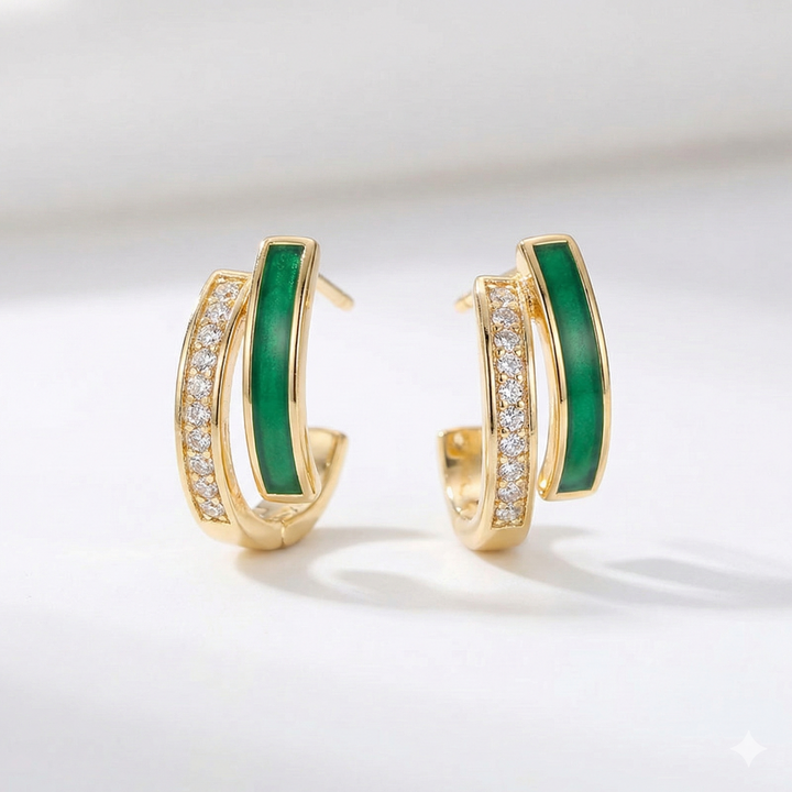 Boucles d'oreilles Chloé Feuillage