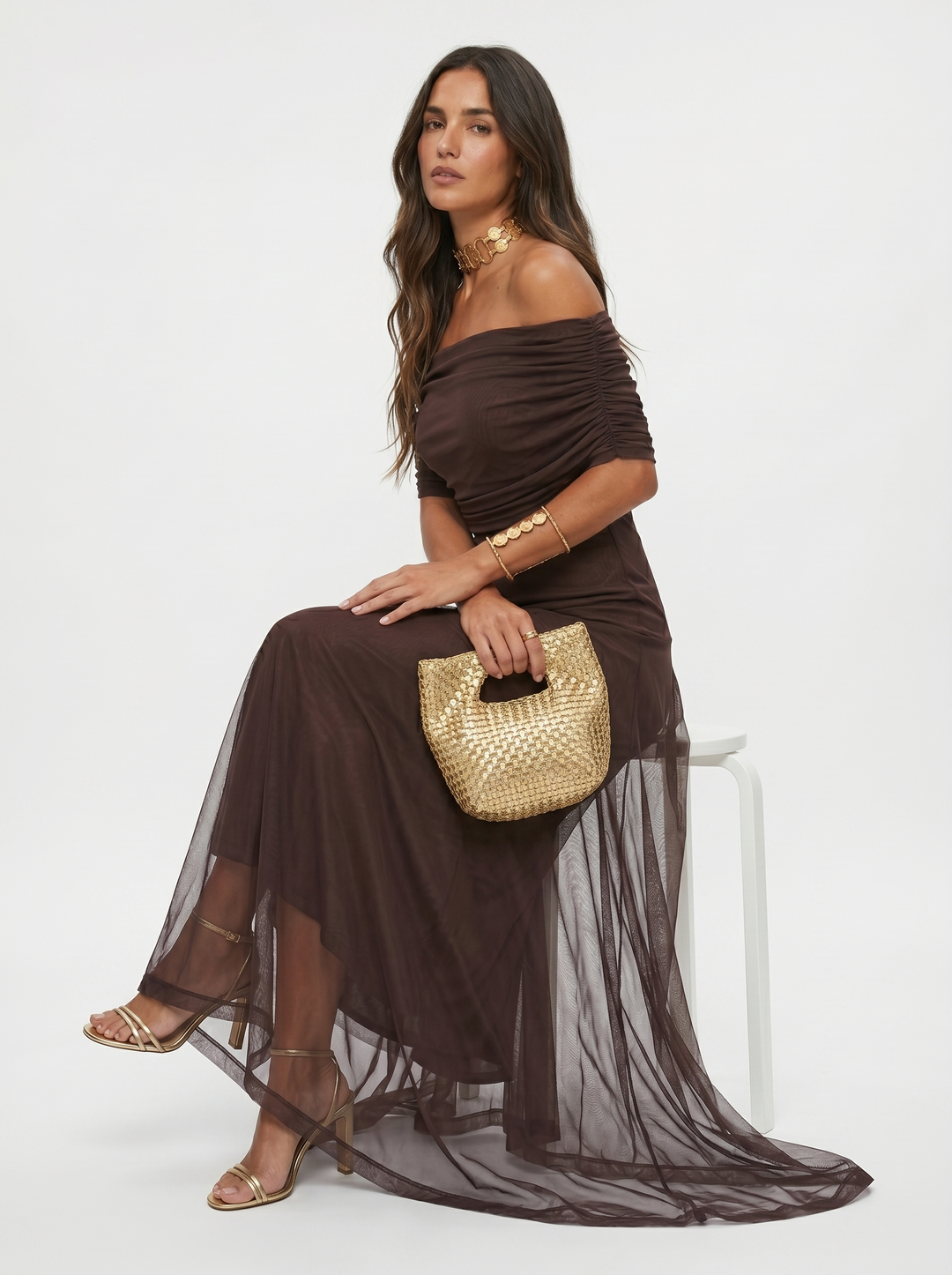 Carla | Élégante et simple robe maxi