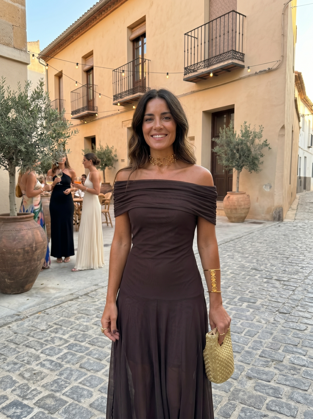 Carla | Élégante et simple robe maxi
