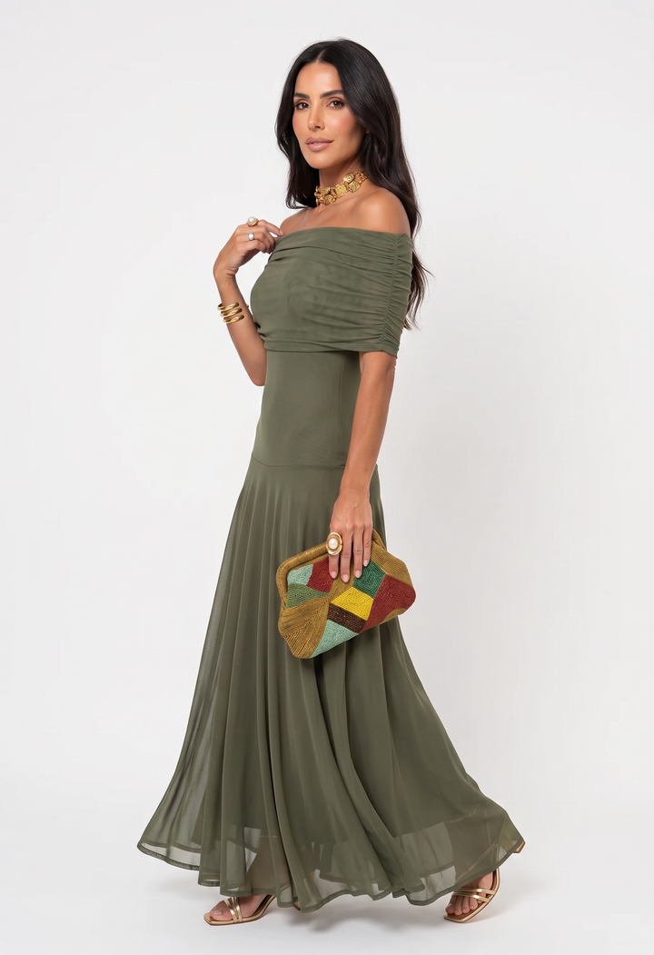 Carla | Élégante et simple robe maxi