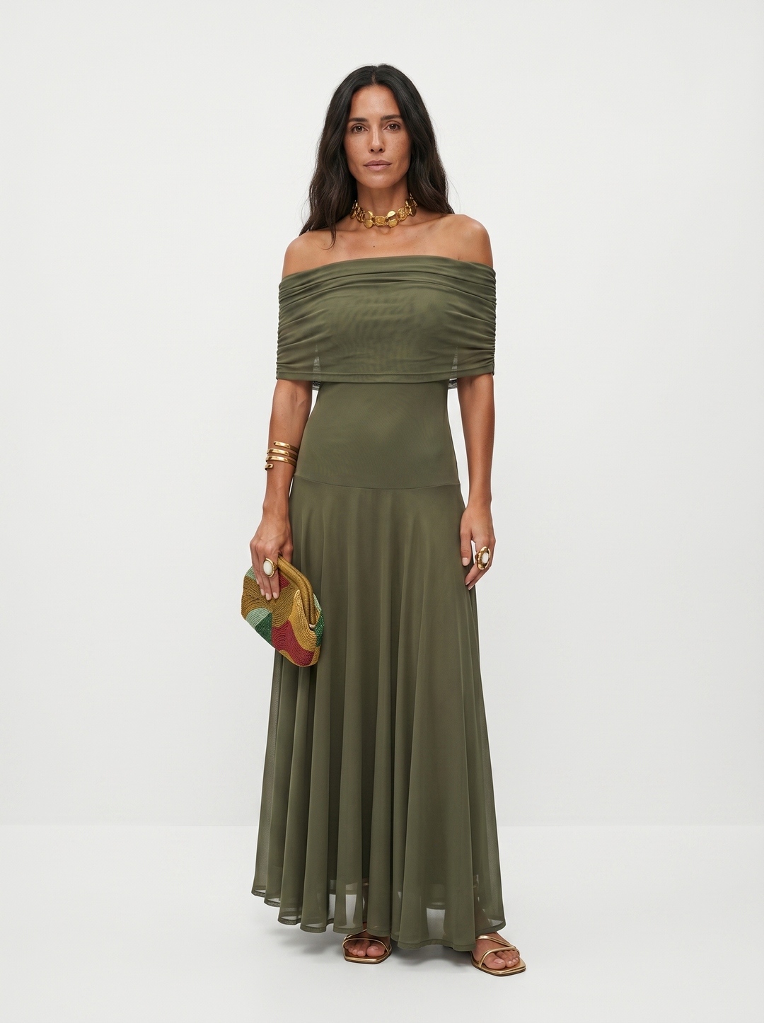 Carla | Élégante et simple robe maxi