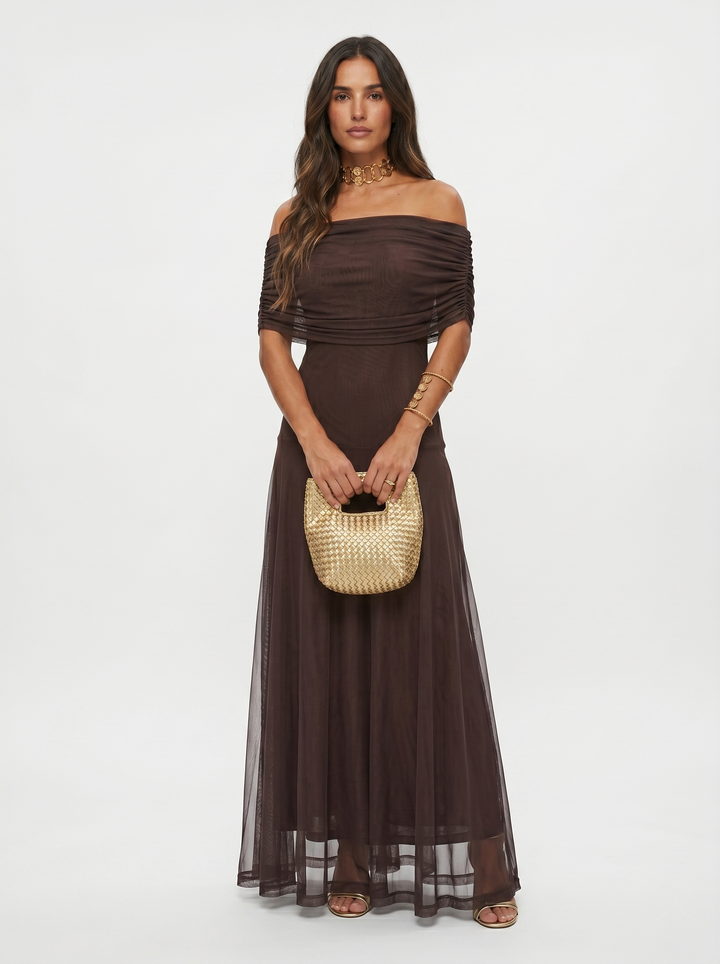 Carla | Élégante et simple robe maxi