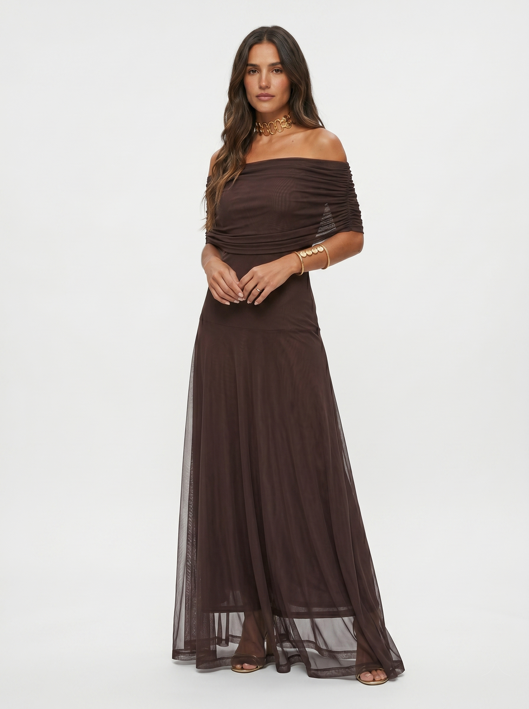 Carla | Élégante et simple robe maxi