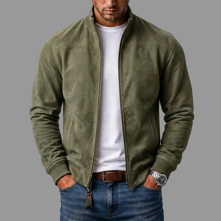 Ceasar  | Blouson aviateur en daim