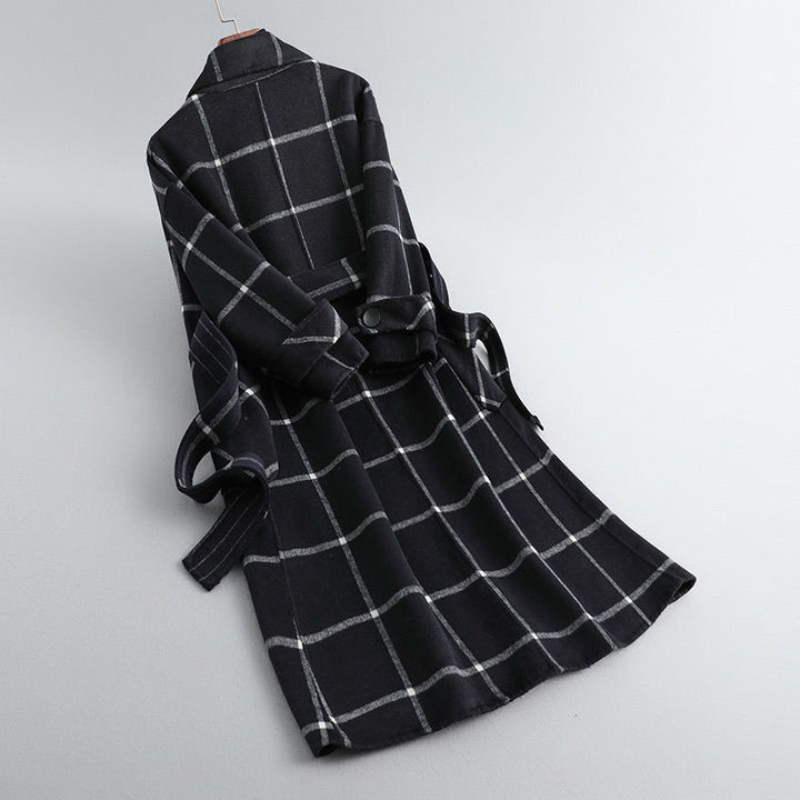 Valeria | Manteau Élégant à Carreaux