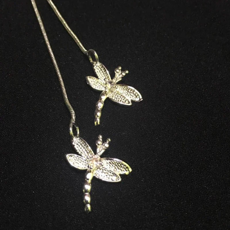 Collier avec Pendentif Libellule en Argent Sterling