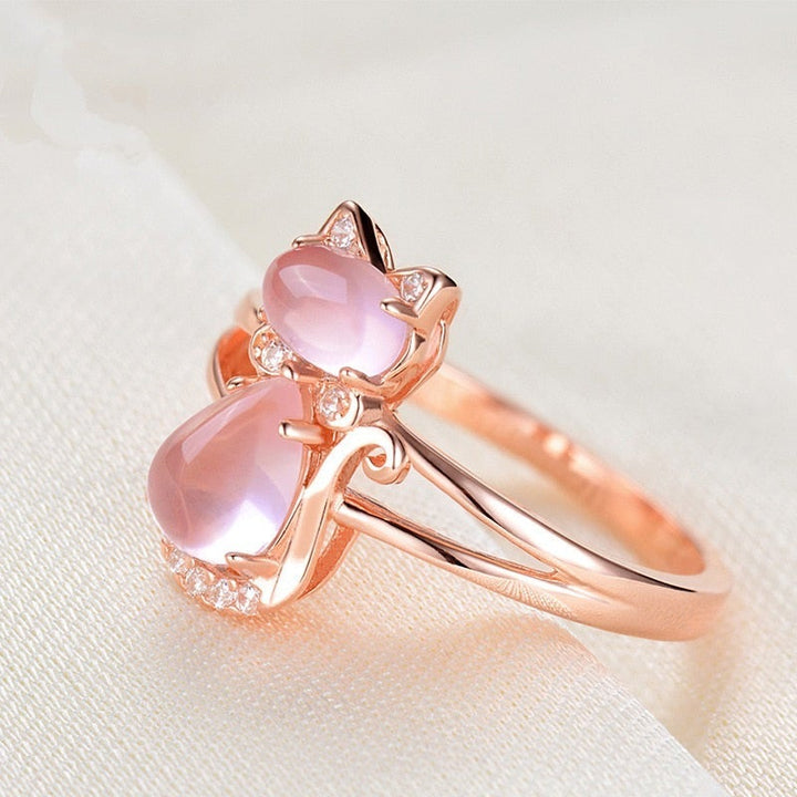 Bague en or rose