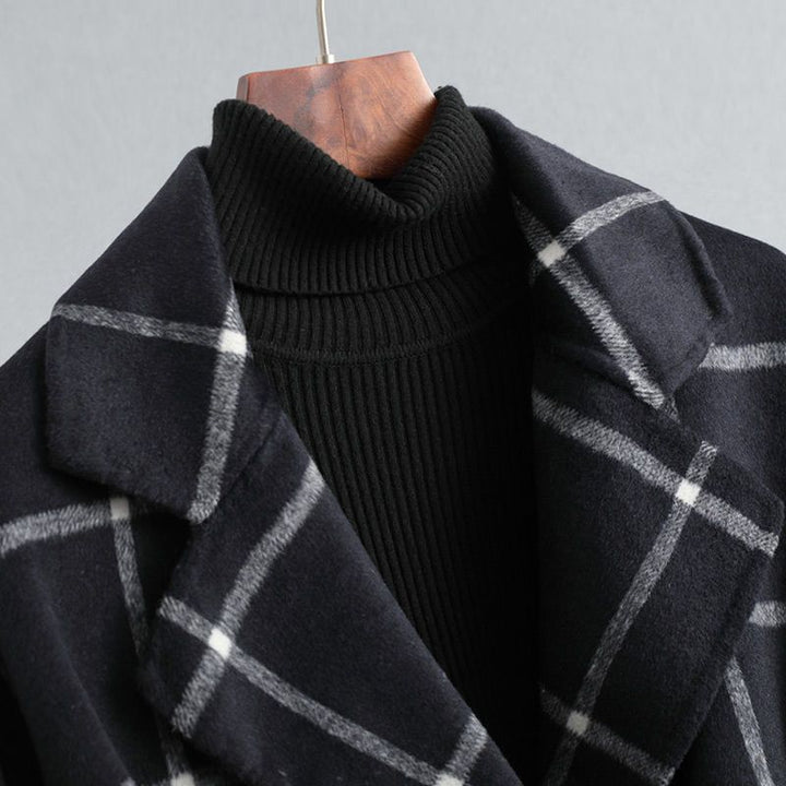 Valeria | Manteau Élégant à Carreaux