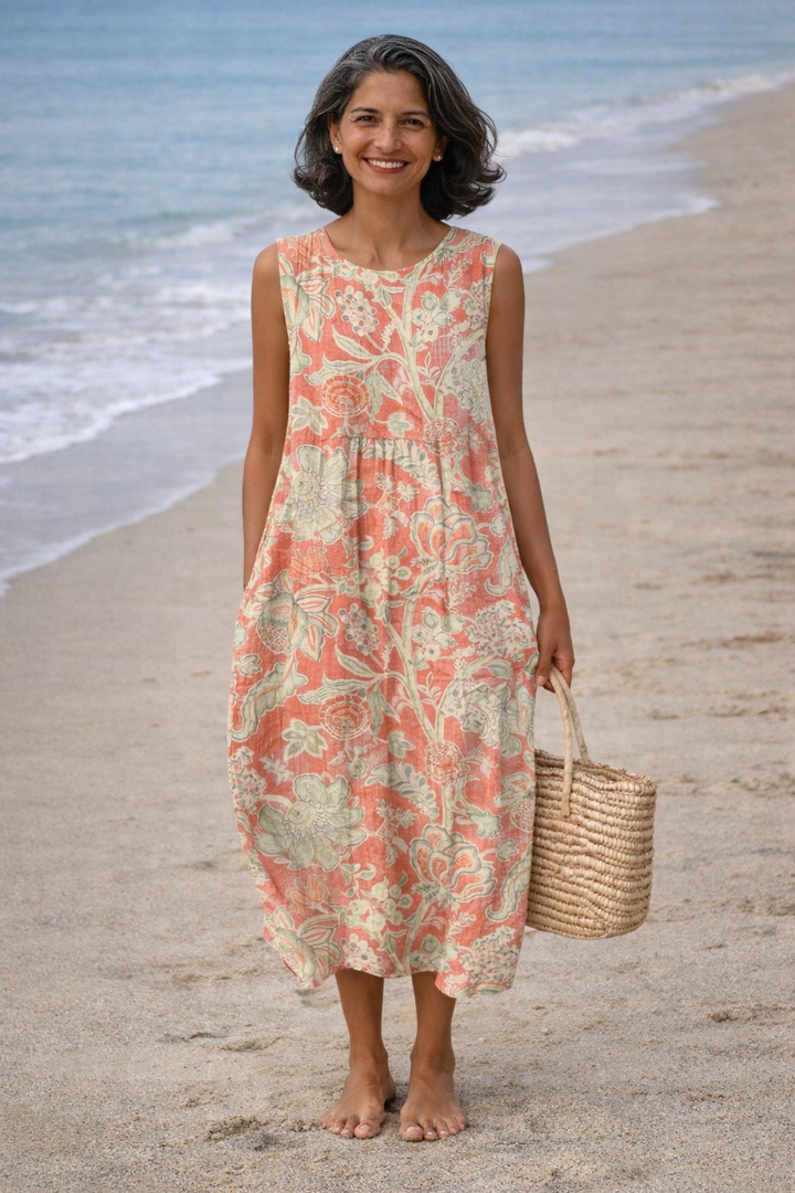 Belén | Robe Midi Fleurie